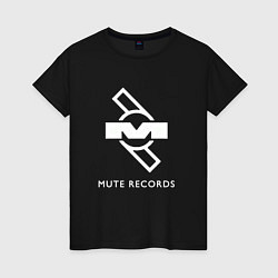 Женская футболка Depeche Mode Mute Records Logo