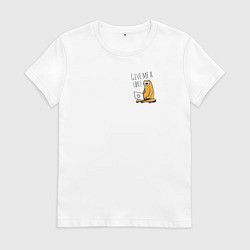 Женская футболка Ленивиц за ноутом