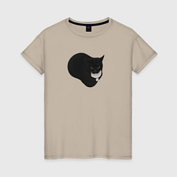Женская футболка Maxwell cat