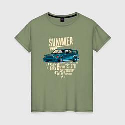 Женская футболка Mercedes-Benz 190E Summer