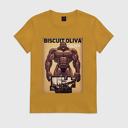 Женская футболка Боец Баки: Бисквит Оливер