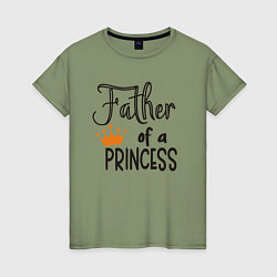Женская футболка Отец принцессы