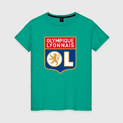 Женская футболка Olympique lyonnais fc