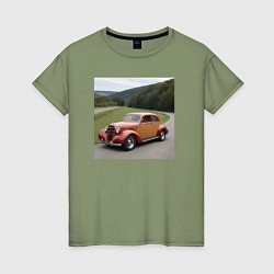 Женская футболка Ретро авто