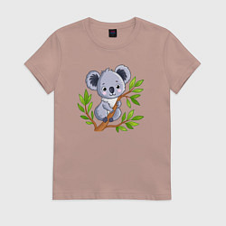 Женская футболка Коала на дереве