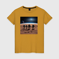 Женская футболка На марсе