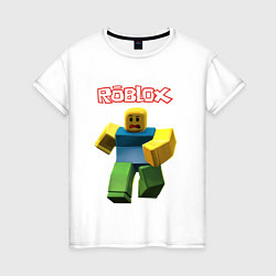 Женская футболка Roblox бегущий персонаж