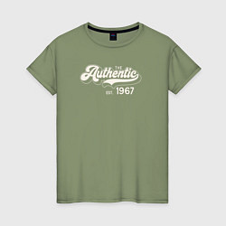 Женская футболка Authentic 1967