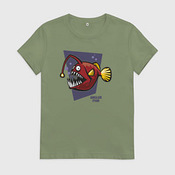 Женская футболка Морской чёрт