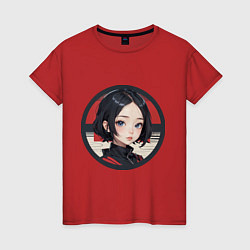 Женская футболка Учиха Инуки
