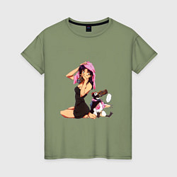 Женская футболка Мисато и Пен-Пен