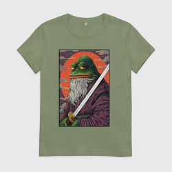 Женская футболка Pepe samurai
