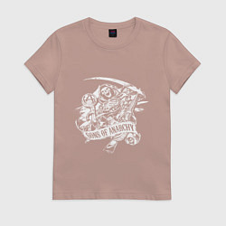 Женская футболка Логотип - сыны анархии