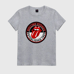 Женская футболка Rolling Stones established 1962