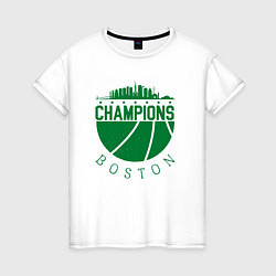 Женская футболка Boston champions