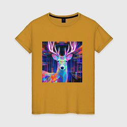 Женская футболка Гипнотизирующий олень