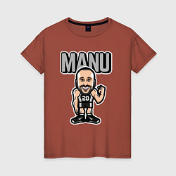 Женская футболка Manu