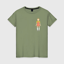 Женская футболка Кукла из Игры кальмара