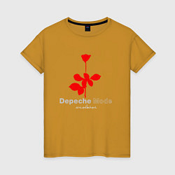 Женская футболка Depeche Mode - Violator rose logo