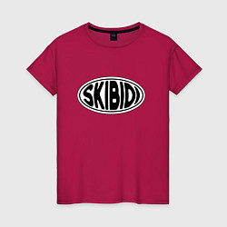 Женская футболка Скибиди
