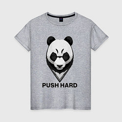Женская футболка Push hard