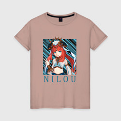 Женская футболка Танцовщица Нилу
