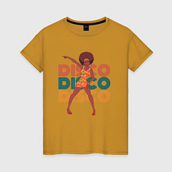Женская футболка Disco girl