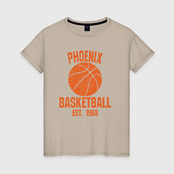 Женская футболка Phoenix basketball 1968