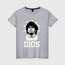 Женская футболка Dios Diego Maradona