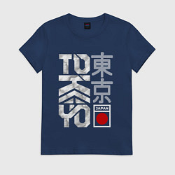 Женская футболка Токио типографика