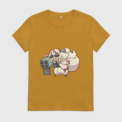 Женская футболка Опасная Фапута