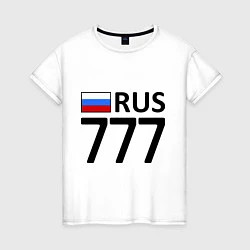 Женская футболка RUS 777