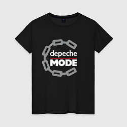 Футболка хлопковая женская Depeche Mode - Ring, цвет: черный