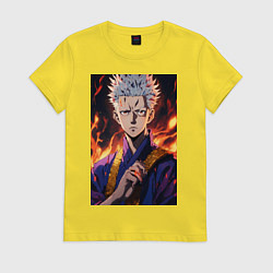 Женская футболка Satoru Gojo магическая битва