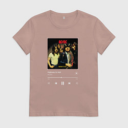 Женская футболка Highway to hell - AC DC