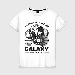 Женская футболка Приключение в галактике