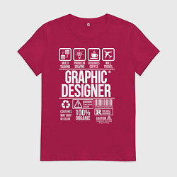 Женская футболка Графический дизайнер