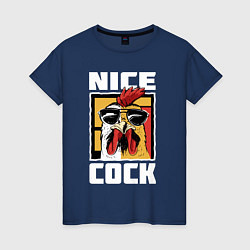 Женская футболка Nice cock