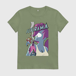 Женская футболка Лила и Фрай