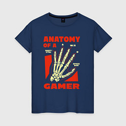 Женская футболка Anatomy of a gamer