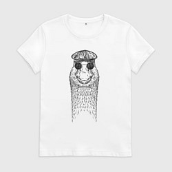 Женская футболка Гусь в кепке