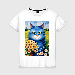 Женская футболка Мартовский кот