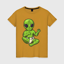 Женская футболка Ребёнок пришельца