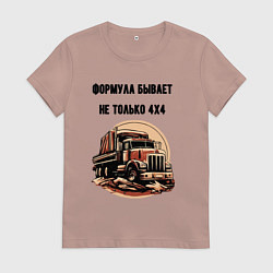 Женская футболка Формула не только 4х4