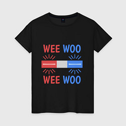 Женская футболка Wee woo