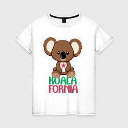 Женская футболка Koalafornia