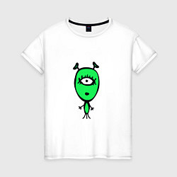 Женская футболка Милый инопланетянин