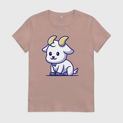 Женская футболка Козлёнок