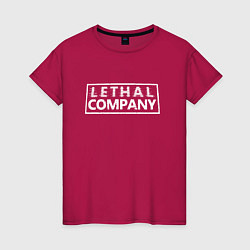 Женская футболка Lethal Company: Logo