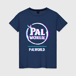 Женская футболка Palworld в стиле glitch и баги графики